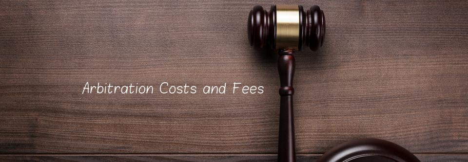 Arbitration costs and fees-CODAC
