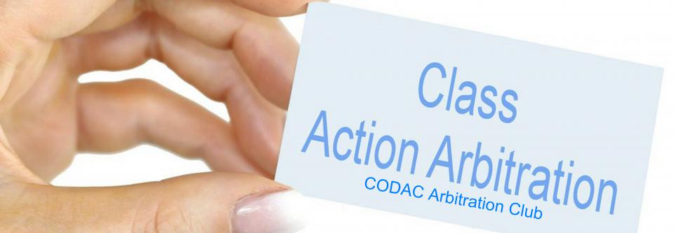 Class Action Arbitration-CODAC Class Action Arbitration-CODAC